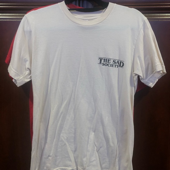 Red and White The Sad Society T-Shirt Bundle - Picture 5 of 7